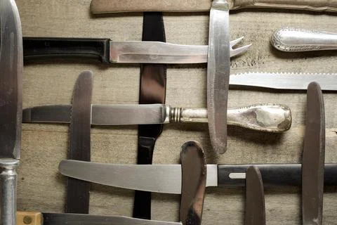Collection of knifes Fotos de archivo