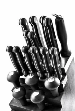 Collection of Knives Stock Photos