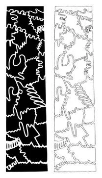 Collection of letter i 스톡 일러스트