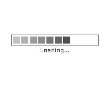 Collection Loading bar status icon. Vector illustration. Set of vector loaded Stock Illustration