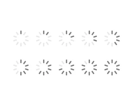 Collection Loading bar status icon. Vector illustration. Set of vector loaded 스톡 일러스트