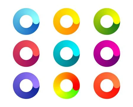 Collection Loading bar status icon. Vector illustration. Set of vector load.. 스톡 일러스트