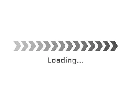 Collection Loading bar status icon. Vector illustration. Set of vector loaded Stock Illustration