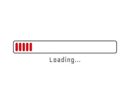Collection Loading bar status icon. Vector illustration. Set of vector load.. Ilustración de archivo