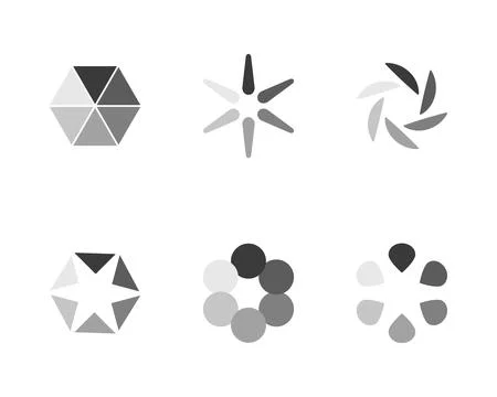 Collection Loading bar status icon. Vector illustration. Set of vector loaded Stock Illustration