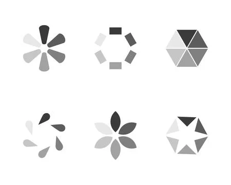 Collection Loading bar status icon. Vector illustration. Set of vector loaded Stock Illustration