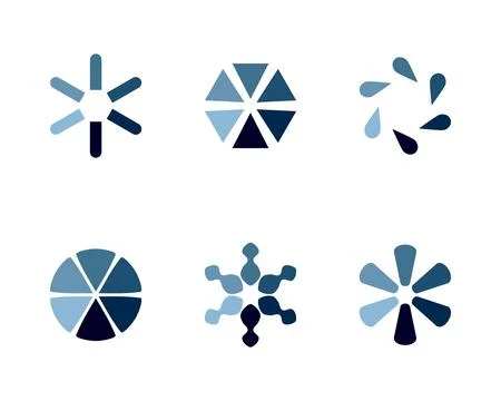 Collection Loading bar status icon. Vector illustration. Set of vector loaded Stock Illustration