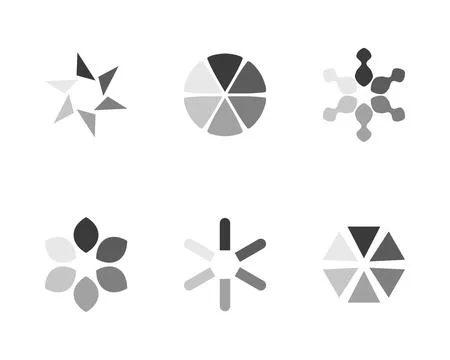 Collection Loading bar status icon. Vector illustration. Set of vector loaded Illustrazione stock