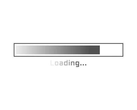 Collection Loading bar status icon. Vector illustration. Set of vector loaded Stock Illustration