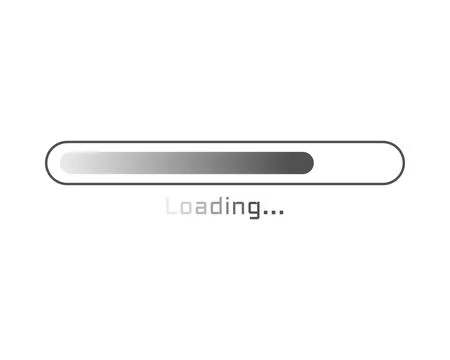 Collection Loading bar status icon. Vector illustration. Set of vector loaded Stock Illustration