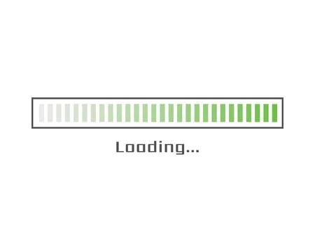 Collection Loading bar status icon. Vector illustration. Set of vector loaded Stock Illustration