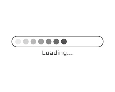Collection Loading bar status icon. Vector illustration. Set of vector loaded Stock Illustration