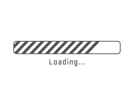 Collection Loading bar status icon. Vector illustration. Set of vector load.. Ilustración de archivo