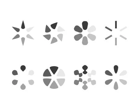 Collection Loading bar status icon. Vector illustration. Set of vector load.. 스톡 일러스트