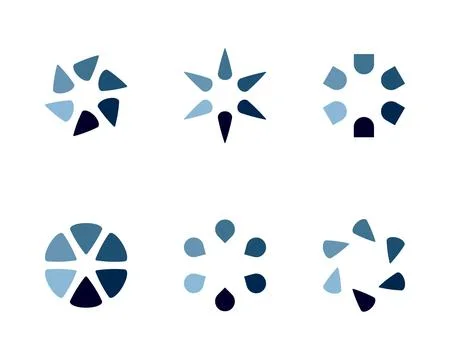Collection Loading bar status icon. Vector illustration. Set of vector loaded Illustrazione stock