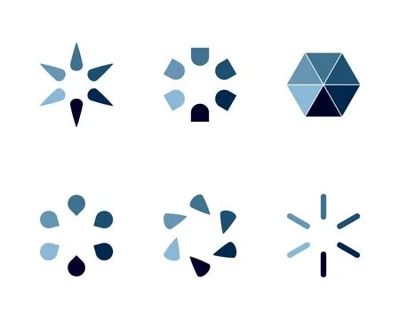 Collection Loading bar status icon. Vector illustration. Set of vector loaded Stock Illustration
