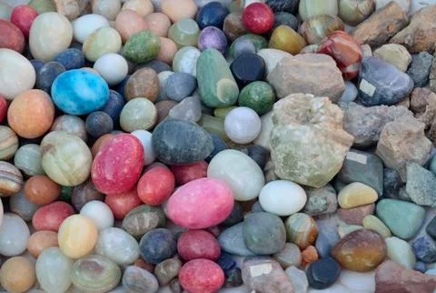 Collection of minerals Stock Photos