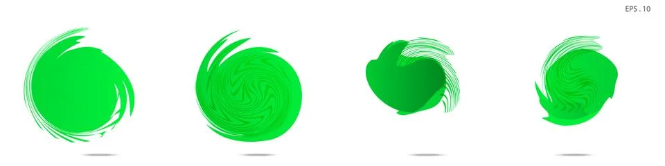 Collection of modern abstract graphic elements. Vortex vector background. Tem イラスト素材