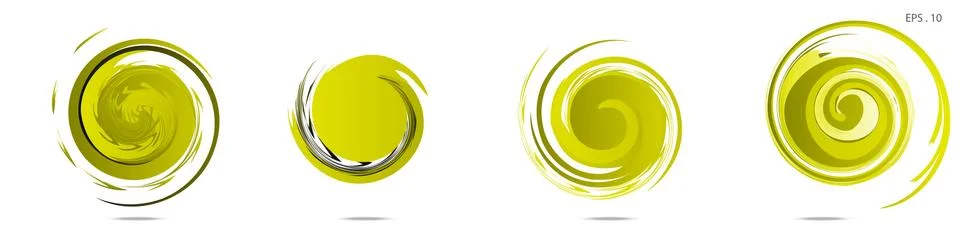 Collection of modern abstract graphic elements. Vortex vector background. Tem 스톡 일러스트