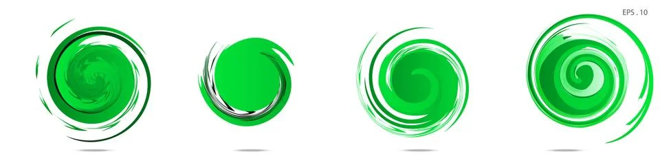 Collection of modern abstract graphic elements. Vortex vector background. Tem 스톡 일러스트