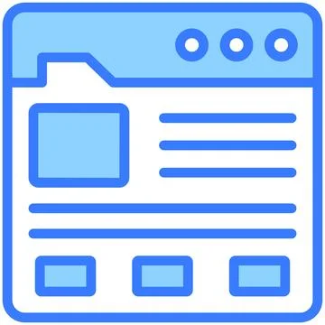 A collection of modern university learning and project schedule elements created Ilustração Stock