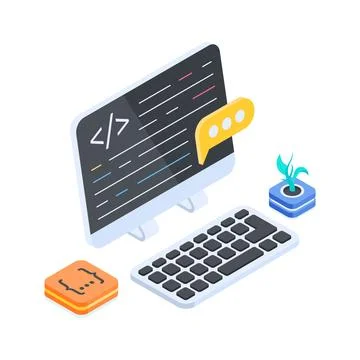A collection of modern university learning and project schedule elements created Stock Illustration