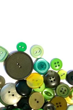 A Collection of Multicolour Different Size Buttons Stock Photos