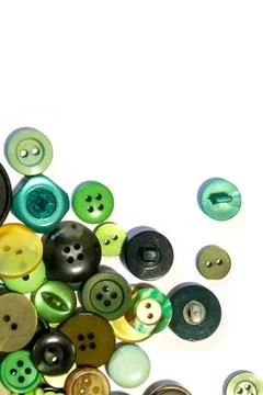 A Collection of Multicolour Different Size Buttons Stock Photos