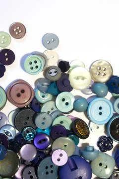 A Collection of Multicolour Different Size Buttons Stock Photos