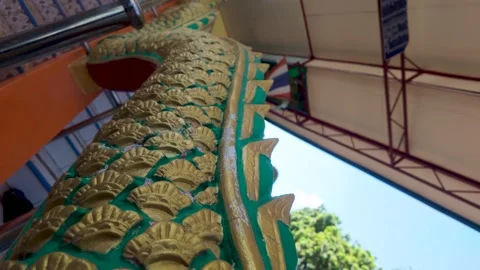 Collection of Naga patterns at the temple. 動画素材 289679546