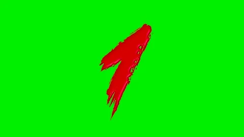 A collection of numbers in fluid red brush strokes over Stock Footage 332094084