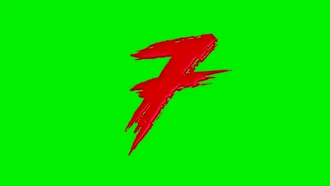 A collection of numbers in fluid red brush strokes over Stock Footage 332094238