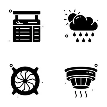 A collection of online databases, audiobooks, and modern learning elements Stock Illustration