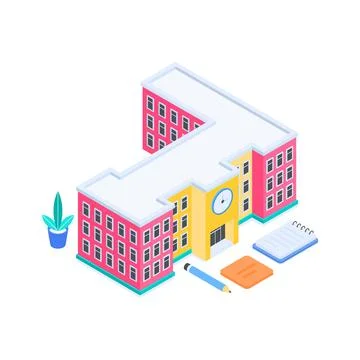 A collection of online databases, audiobooks, and modern learning elements イラスト素材