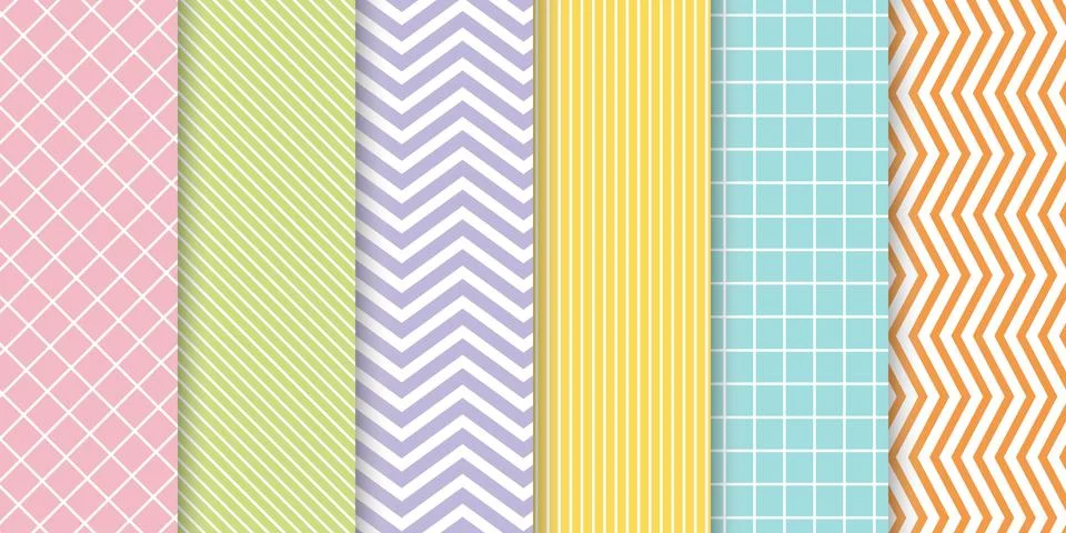 Collection of ornamental vector patterns and swatches. Stock Illustration