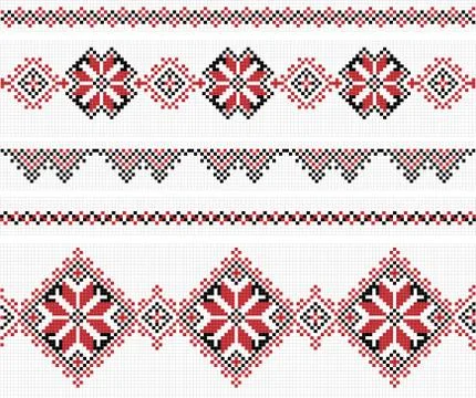 Collection of ornaments Stock Illustration