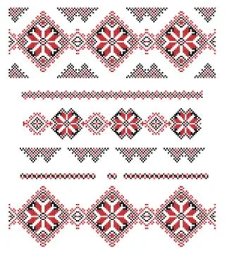 Collection of ornaments Stock Illustration