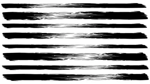 Collection of paintbrush vector, grunge wallpapers, brushes Stock Illustration