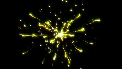 Collection particle seamless on dark background Stock Footage 88606747