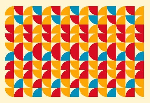 Collection of pattern templates. Geometry orientation vector Stock Illustration