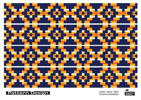 Collection of pattern templates. Geometry orientation vector business Stock Illustration