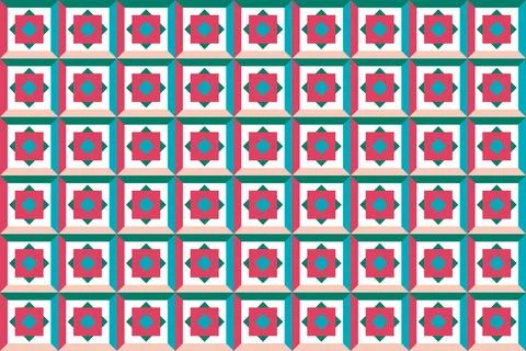 Collection of pattern templates. Geometry orientation vector business Stock Illustration