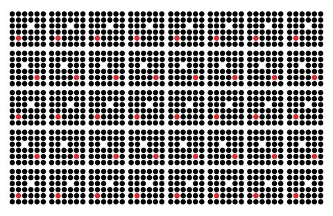 Collection of pattern templates. Geometry orientation vector business Illustrazione stock
