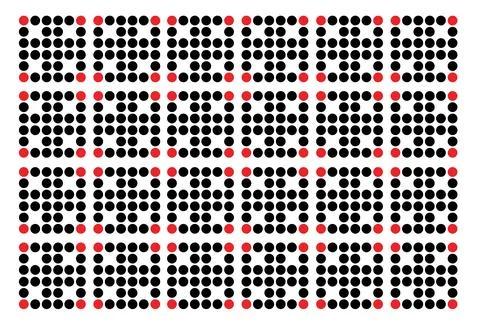 Collection of pattern templates. Geometry orientation vector business 库存插图