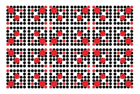 Collection of pattern templates. Geometry orientation vector business Stock Illustration