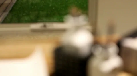 Collection Of Pencils On Desk Stock Footage 34288885