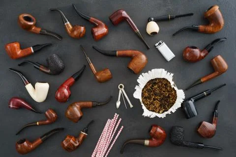 Collection of pipes Stock Photos