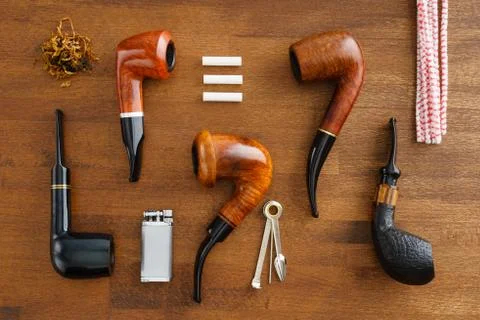 Collection of pipes Stock Photos