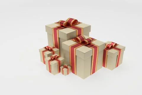 Collection of presents Stock Illustration