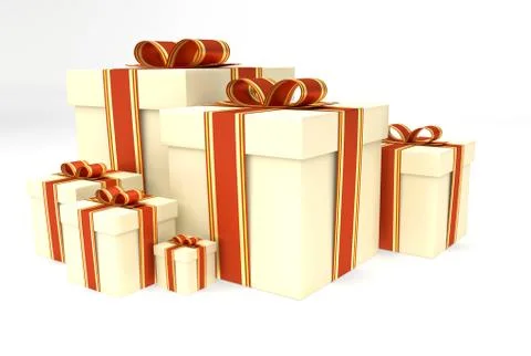 Collection of presents Stock Illustration